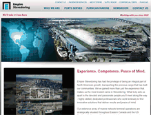 Tablet Screenshot of empirestevedoring.com